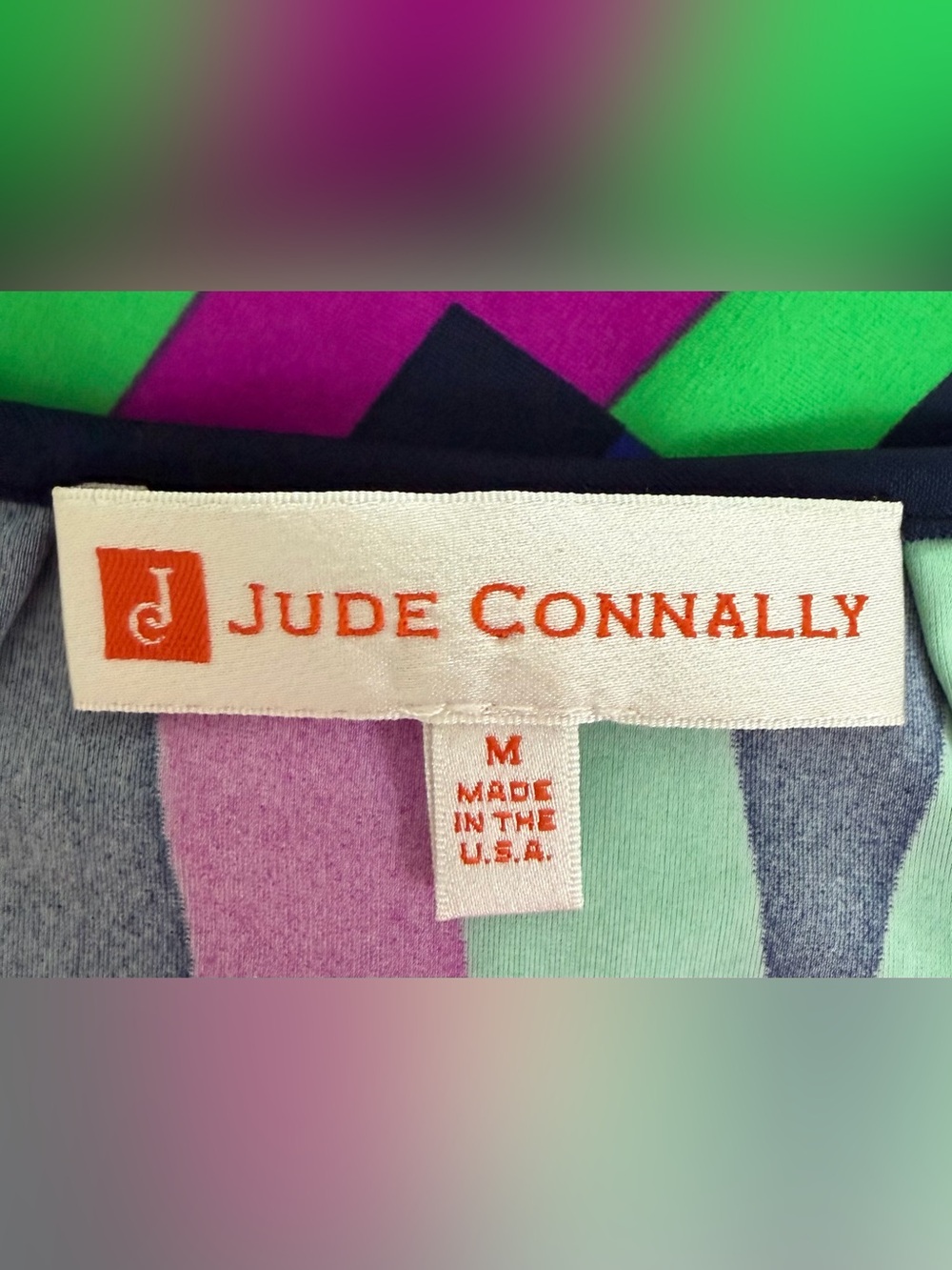 EUC Jude Connally Geometric Bell Sleeve Wrinkle Resistant Travel Dress, Medium - Picture 7 of 9